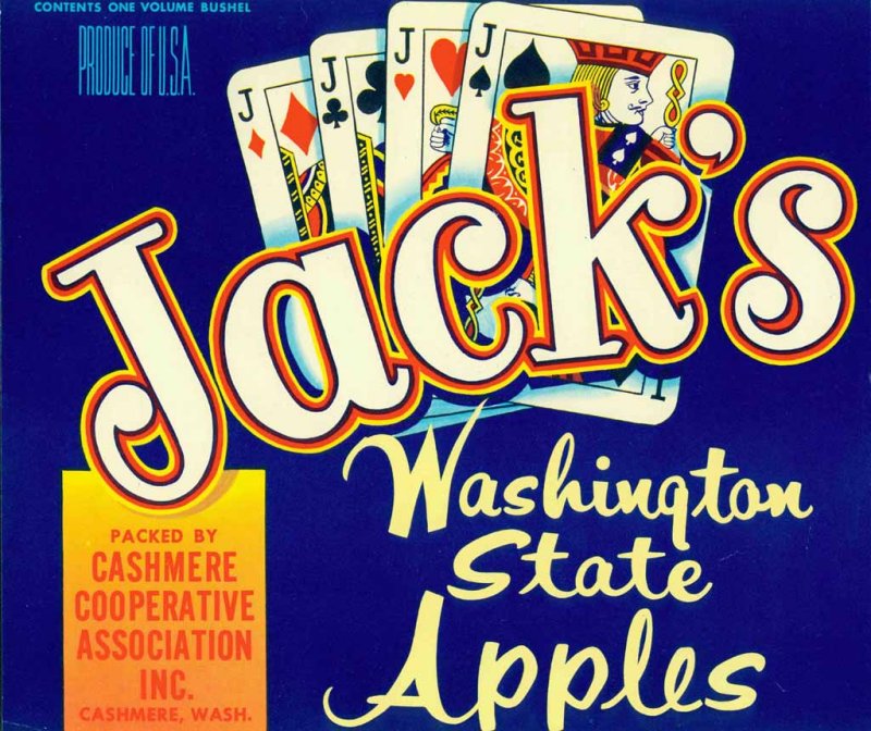 Jacks Washington State Apples,,, (Cashmere)