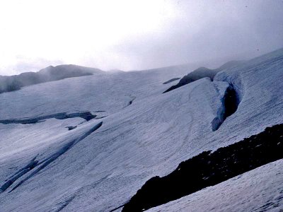 Packwood Glacier In 1977 ( Yes, You Walked On A Living Glacier In 77 )