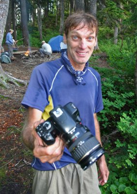 Jeff And HIs Camera ( Canon XSi ) ALong PCT