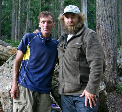 Jeff And Me On PCT Near Mirror Lake In Washington