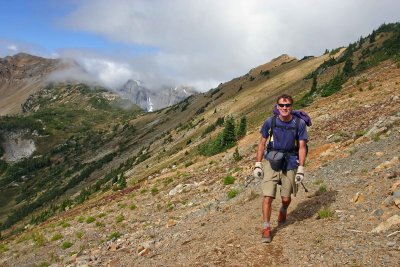 Jay Zee Nearing Canadian Border ( Hart's Pass ) On His 3d PCT Thru- Hike