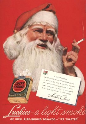  Santa  Born In  Butte Montana   ( Its Toasted And So Is Santa)