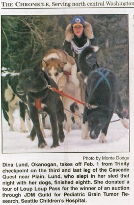 Dina Lund In Omak Newpaper