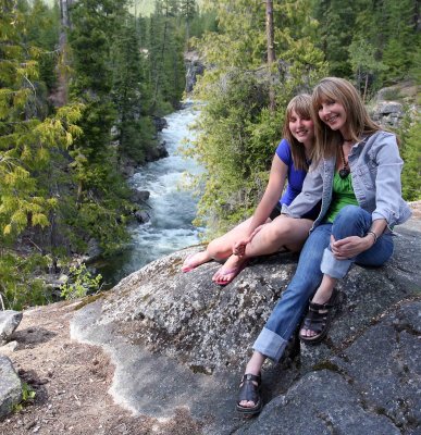  Hannah And Barbie At Box Canyon Overlook