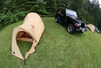 Moss Tent And My Jeep