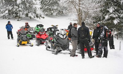 Last Break Of The Day Before Returning To Mad River Valley