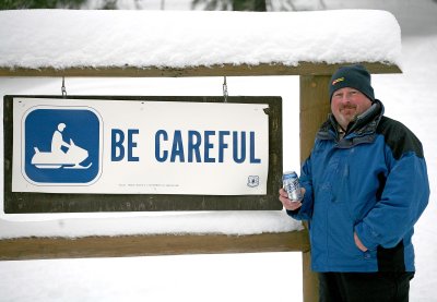 Be Care,,,, Don't Drink And Sled..