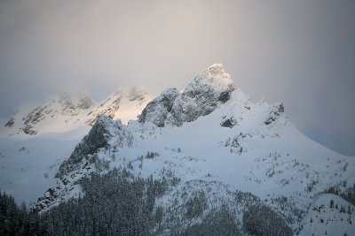 Buck Mountain As Seen From Ghost Town Of Trinity