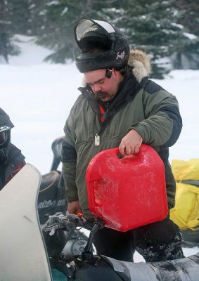 Race Director Jay Justus Fuels HIs Sled