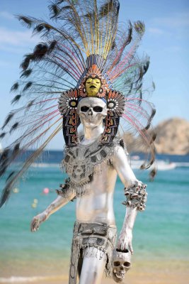    Aztec Priest    On Cabo Beach