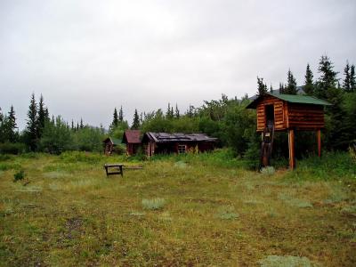 Old Camp on Lake Labarge