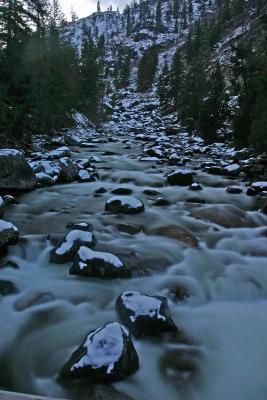 Cold afternoon on the creek.