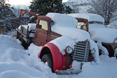 Old Truck  , New Snow