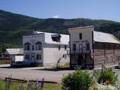 Old Dawson City Buildings.