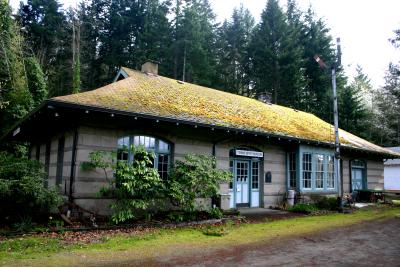 Tenino Railroad Depot.