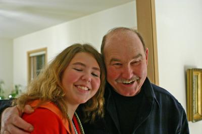  Daughter Angela and my Dad  Elmer