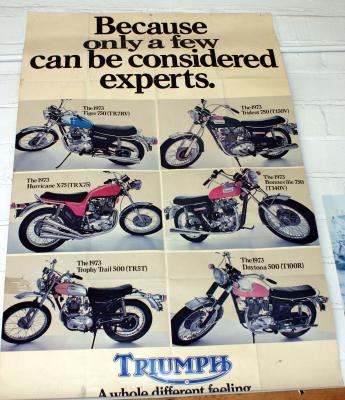  1973 Triumph Poster