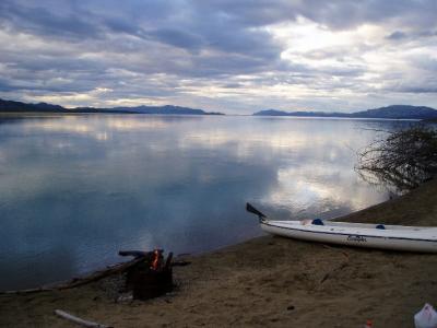  Camp on Lake Labarge, Yukon