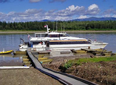 Yukon Queen. docked at Eagle Alaska