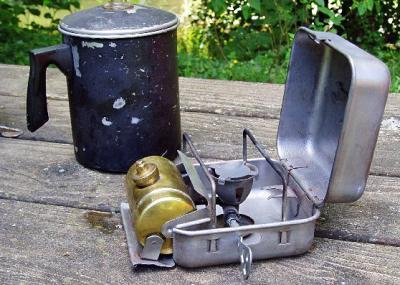 Optimus  8R Backpacking Stove ( 8th new paint job from hard use!)