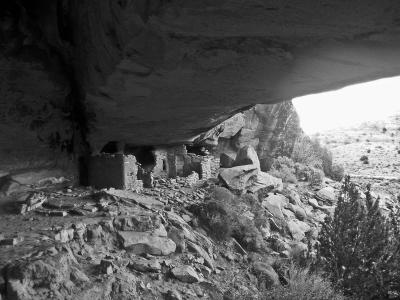 Indian Ruins  Near Halls Crossing Lake Powell