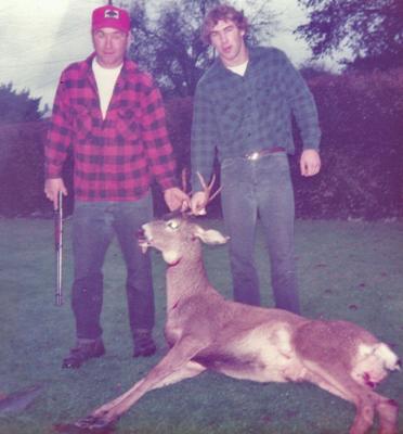  Dad And Me With My First Buck  ( 32 years before)