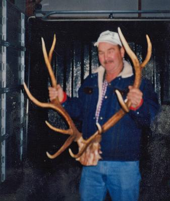  Dad with Large Elk Rack ( 1992)