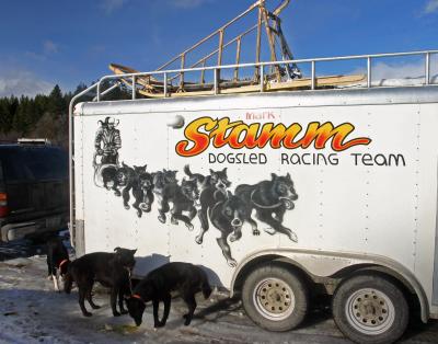  Mark Stamm's Trailer ( Iditarod Vet)