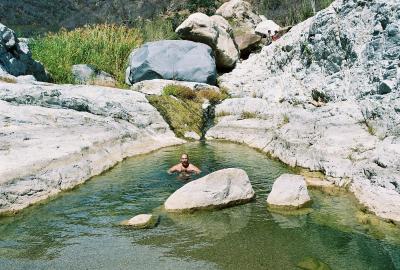  Your 's Truely Taking a Swim in one of Baja's Few Creeks