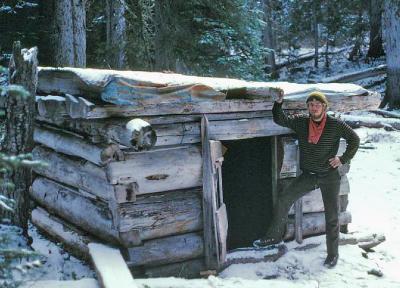 Yon Dodge Cabin  ( Near Hopkins Pass, PCT) 1977