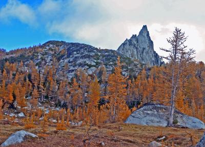 Prussik Peak Towers Over Enchantment Lakes