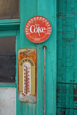  Coke Sign on Auto Garage ( New Molson)