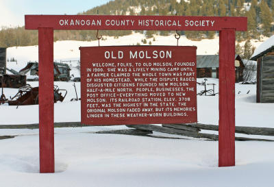  History Sign In Front Of Town