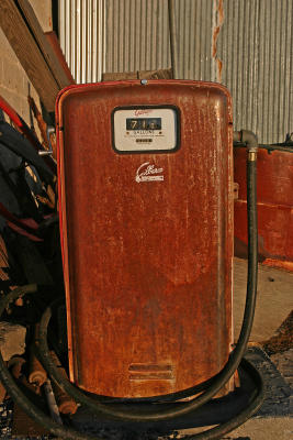 Farmer's Gas Pump In Douglas