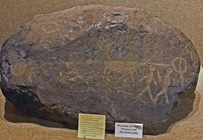 Petrogyphs. In Museum