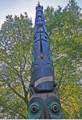 Pioneer  Square Totem Pole ( Stolen from Tongass Island)