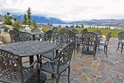  Winery Tables with View of the Lake