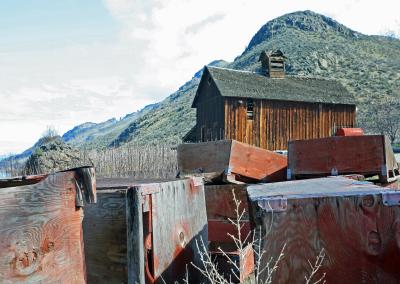 Old Barn and Apple Boxes