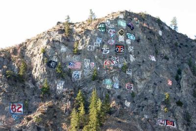 Numeral Rock ( Above the Town of Entiat)