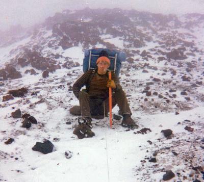 Me On Mt. Saint Helens Climb ( May 1976)