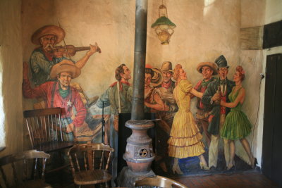  Old Mural In Warner  Springs Saloon