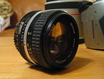  Nikkor F1.4 50mm Lens ( Classic Lens Of 35mm Film Yesteryear)