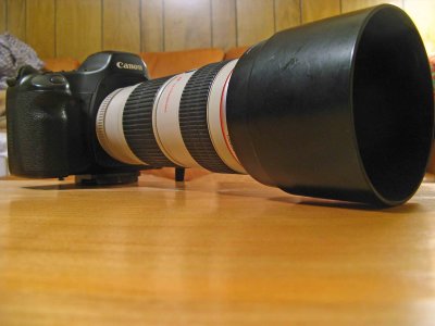  Canon 5D With 70mm-200mm  F4  L  Lens And Hood