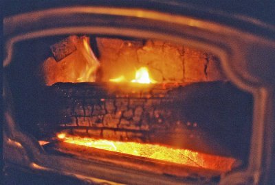 Warm  Log On The Fire
