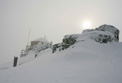 Sugarloaf Lookout On A Cold Windy Day ( 5,800ft. )