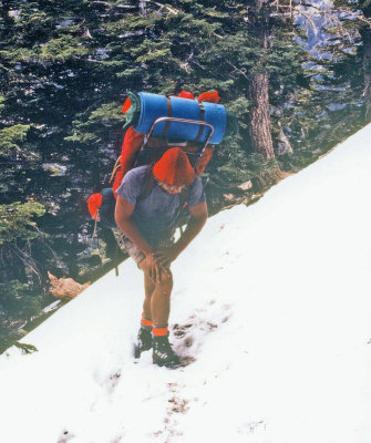 Mad Monte Hiking Near Wrightwood , California PCT  ( April 1977)