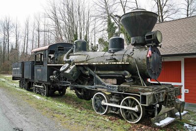 Logging Steam Locomotive  ( Heisler  # 10 )In Elbe Washington