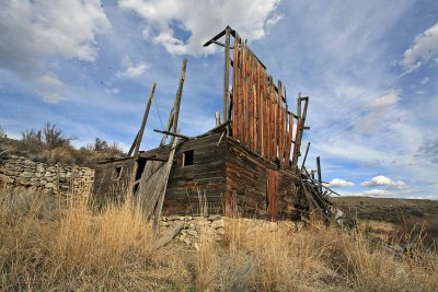 Remains Of Okanogan Pioneer Barn