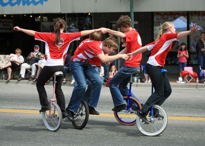 Unicycle Drill Team