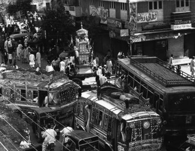 Traffic Jam, Saddar, Karachi, PAKISTAN